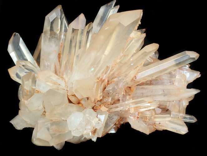Tangerine Quartz Crystal Cluster - Secondary Crystals #36202